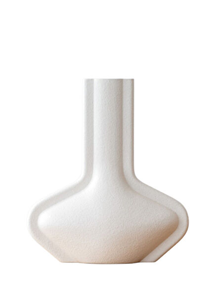 Dara White Ceramic Vase