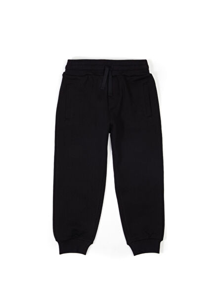 Siyah Erkek Çocuk Jogger Eşofman