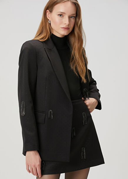 Black Stone Evening Blazer