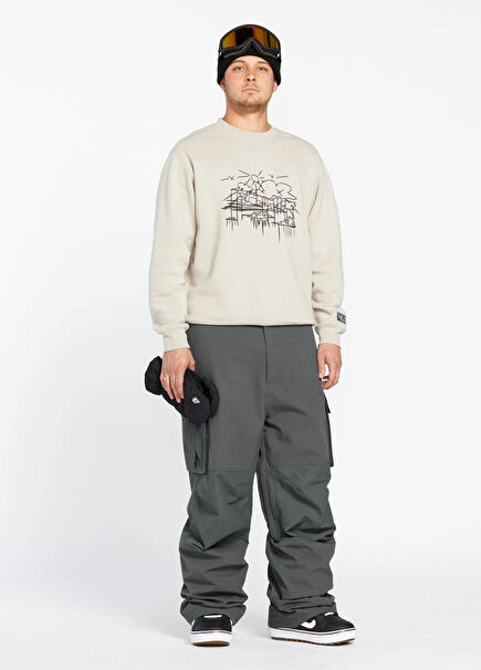 Nwrk Baggy C Gri Erkek Snowboard Pantolon