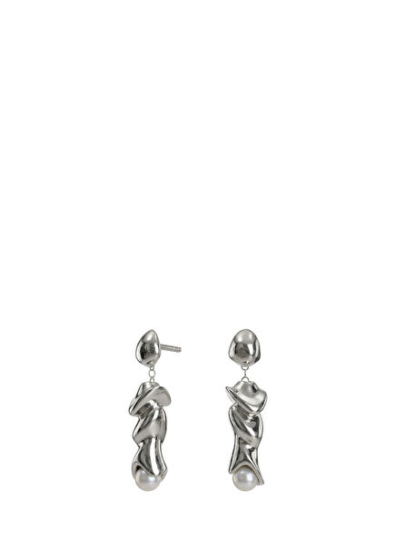 Nyx 925 Ayar Gümüş Kadın İnci Küpe