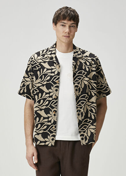 Eugene Black Print Shirt