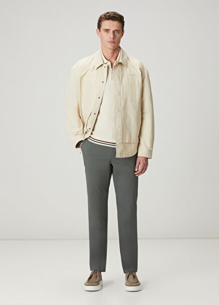 Khaki Technical Chinos