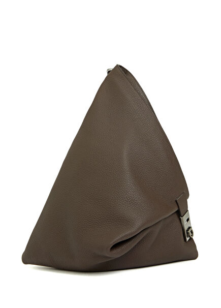 Brown Men's Leather Backpack