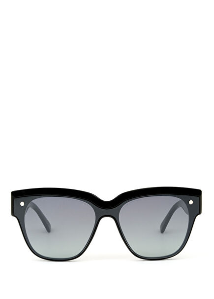 Vamp Acetate Black Women's Sunglasses