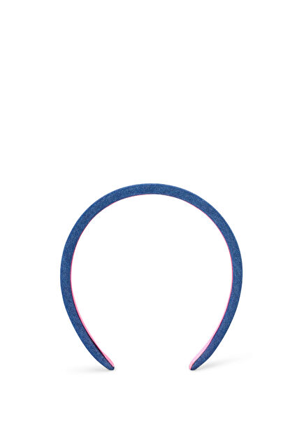 Mavi Kız Çocuk Denim Taç