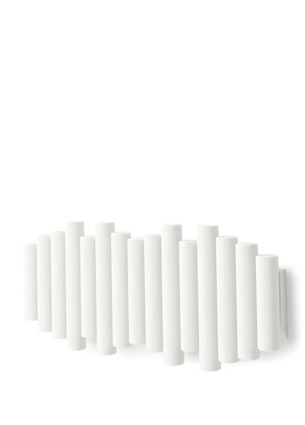 Picket White 5-Pack Wall Hook