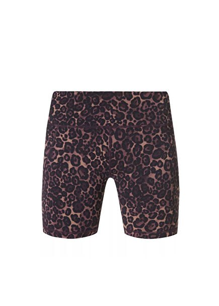 Power 6 Biker Shorts Renkli Kadın Koşu Şortu
