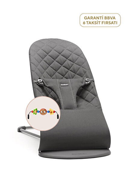 Bliss Woven Anthracite Baby Carrier with Toys