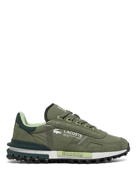 Elite Active Khaki Suede Detailed Men's Sneakers