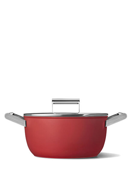 50's Style Red 24 cm Pot