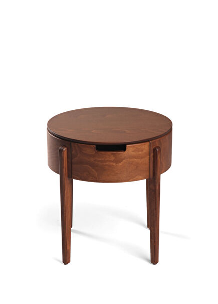 Eti Light Brown Wooden Nightstand