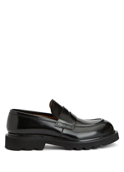 Siyah Erkek Deri Loafer