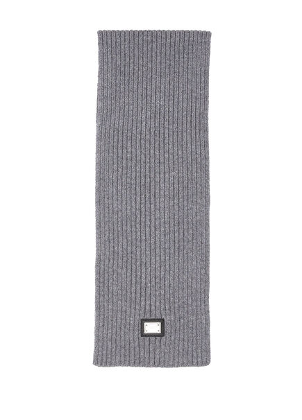 Gri Erkek Çocuk Yün Atkı