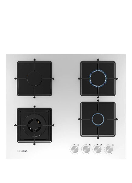 EN6C2HO12O White Hard Glass Gas Cooktop