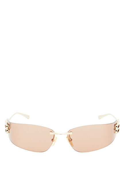 858880 Coffee Gold Women's Sunglasses