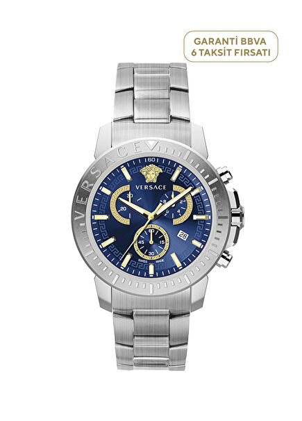 VRSCVE2E00721 Metallic Gray Men's Wristwatch