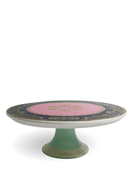 Grandpa Colored Porcelain Cake Service Stand