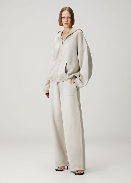 Bej Hotfix Eşofman Altı