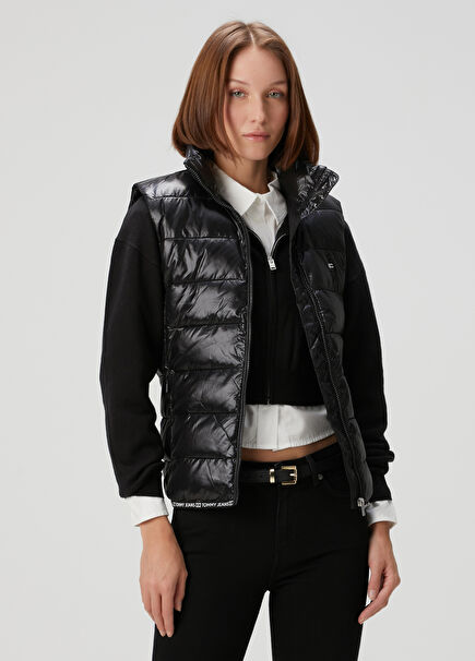 Essential Black Puffer Vest
