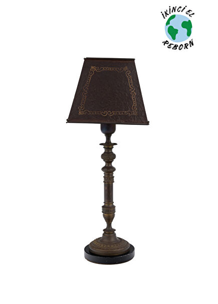 Leone Aliotti Bronz Gövdeli Abajur