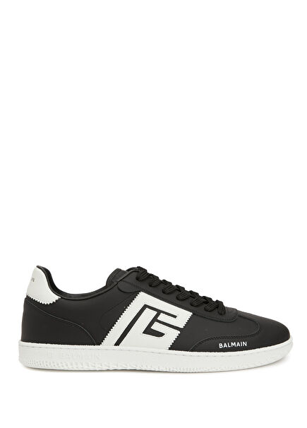 Swan Siyah Beyaz Erkek Deri Sneaker