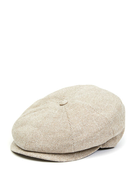 Brown Mens Wool Hat