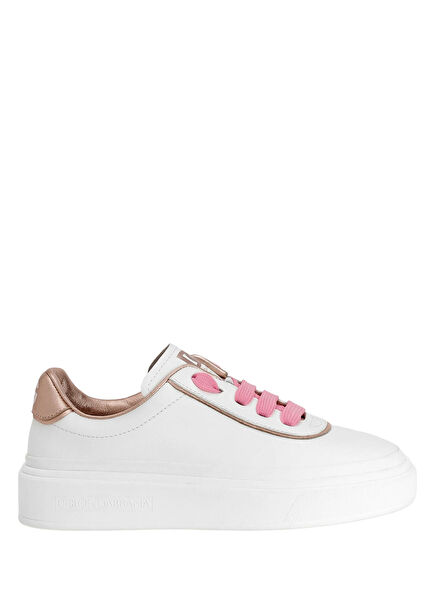 Girlie Up Pink and White Girls' Sneakers