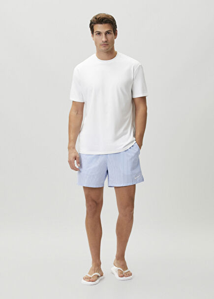 Essential Ripple 5" Volley Light Blue Swimsuit