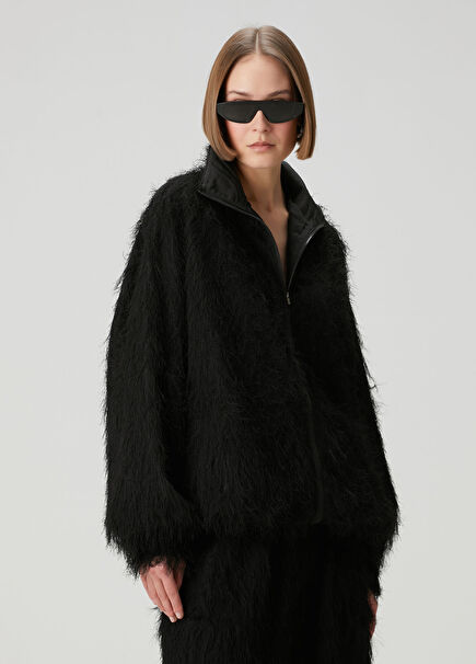 Black Feather Jacket