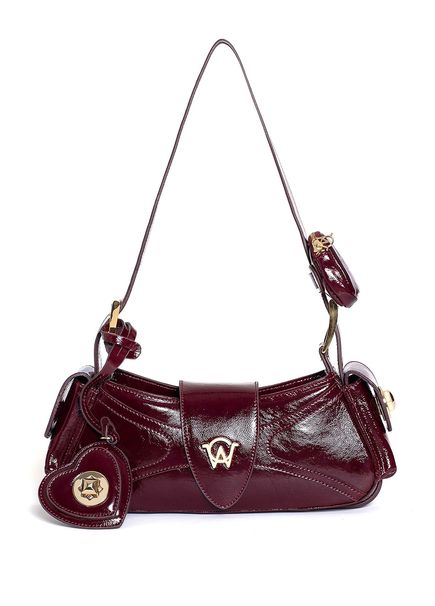 Aurora Mini Bordo Kadın Deri Çanta