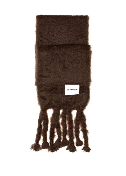 Bordo Kadın Yün Atkı