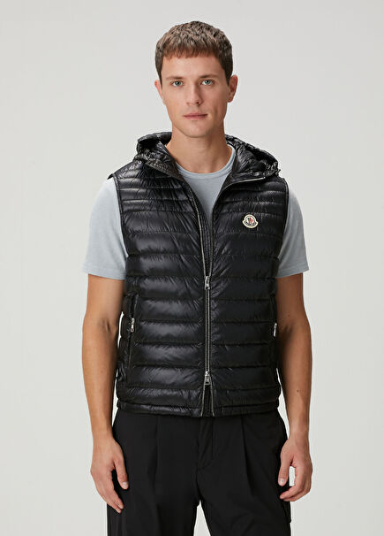 Orant Siyah Kapitoneli Yelek