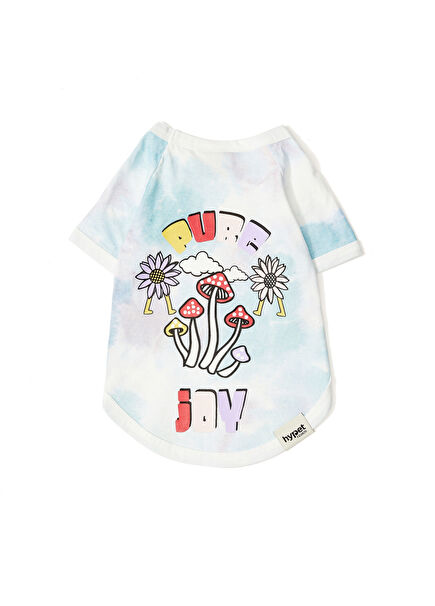 Pure Joy Tee Cotton Multicolored Dog T-shirt