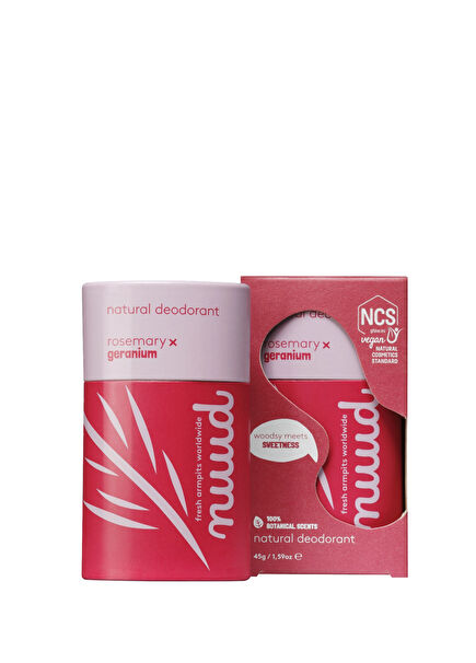 Rosemary x Geranium Natural Scented Stick Deodorant 45 gr