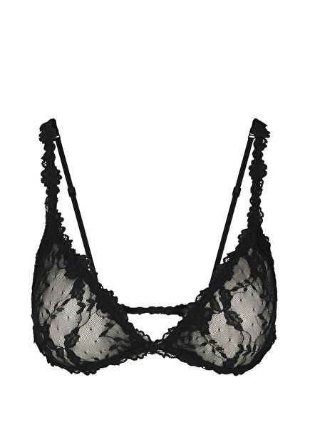 Triangle Siyah Bralette