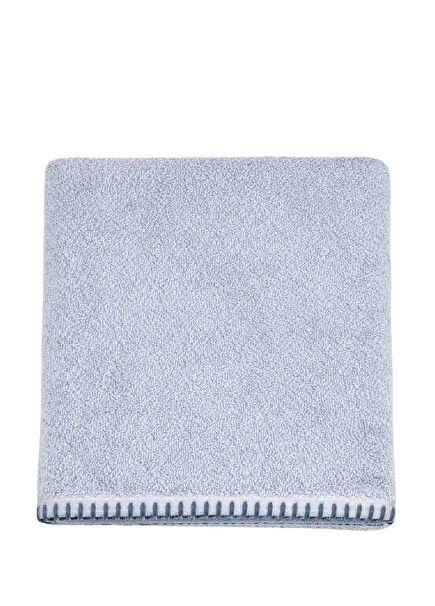 Shadow Misty Blue Cotton Hand Towel 50 x 90 cm