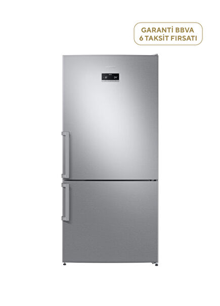 RB58DS75ESA/TR Inox Refrigerator With Bottom Freezer 580 lt