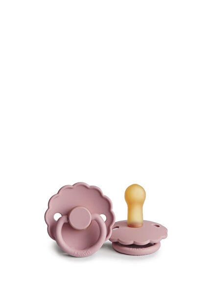 Daisy Baby Pink 6-18 Months Rubber Pacifier