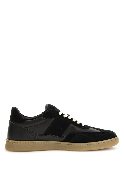 Court Iı Black Men's Leather Sneakers