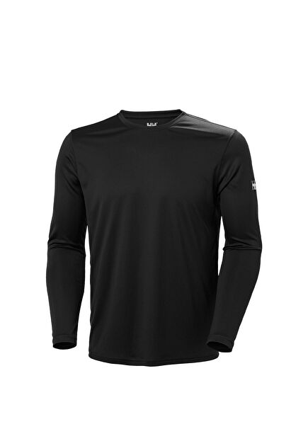 HH Tech Crew Ls 2.0 UV Ebony Men's Sports Sweatshirt