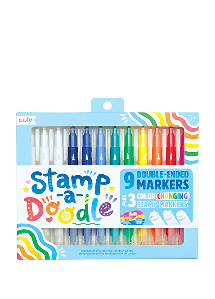 Stamp A Doodle Çift Uçlu 12’li Keçeli Kalem