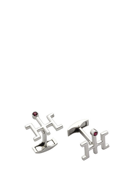 Uranus Silver Cufflink