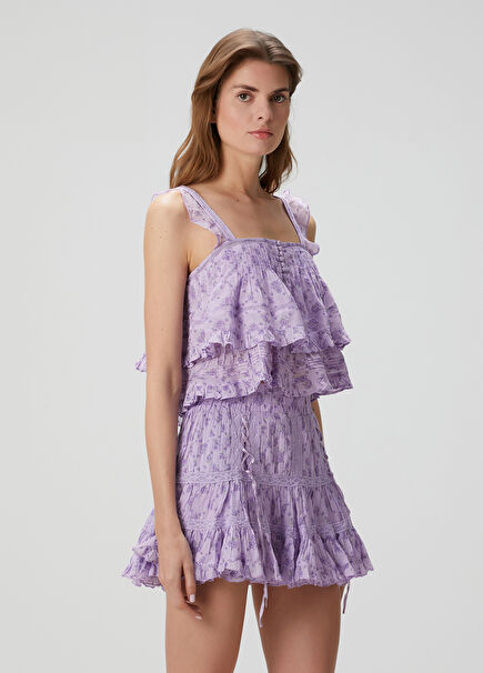 Novalee Lilac Floral Blouse
