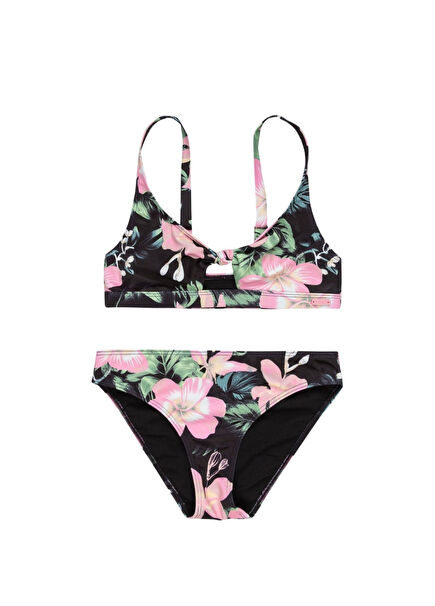 Shadow Floral Bralette Set Girls Bikini Set