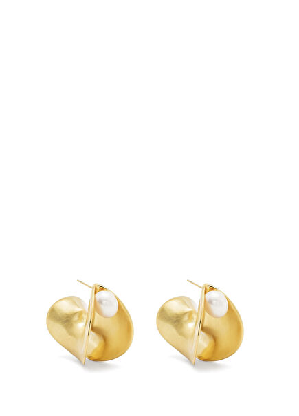 Shira Gold Pearl Women's Earrings