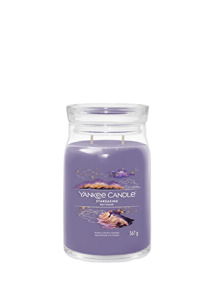 Stargazing Floral Purple Large Candle 567 g