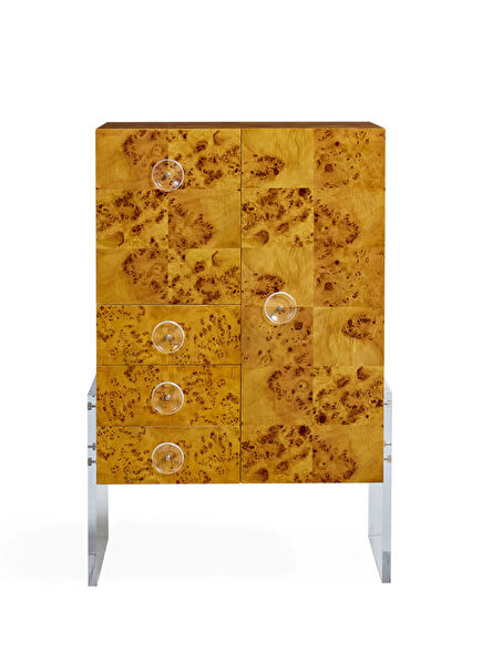 Bond Ahşap Servis Arabası