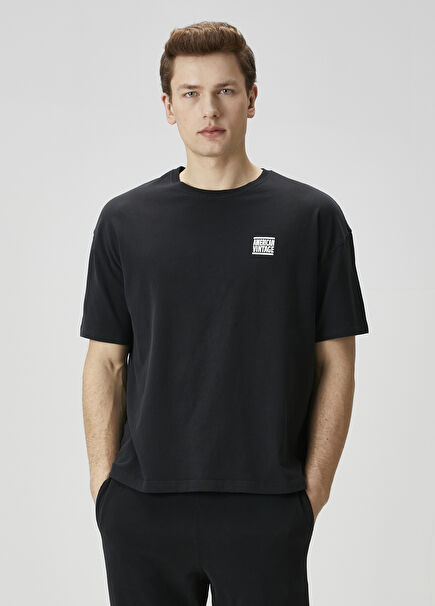 Ykobow Black Logo Printed T-Shirt