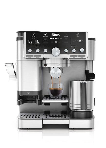 Luxe Café Pro Series Silver Espresso Machine